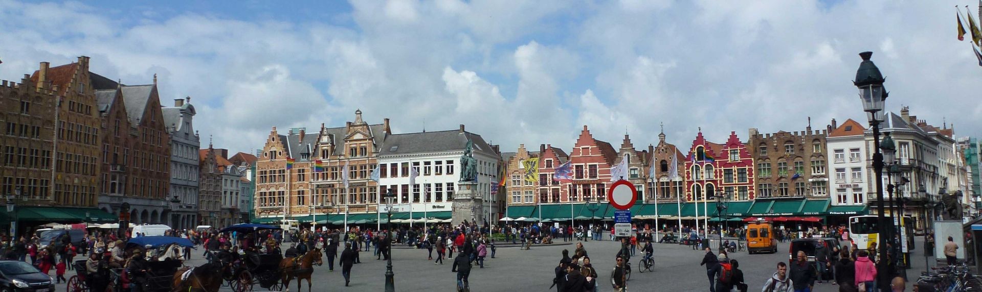 Marktplatz im belgischen Brügge