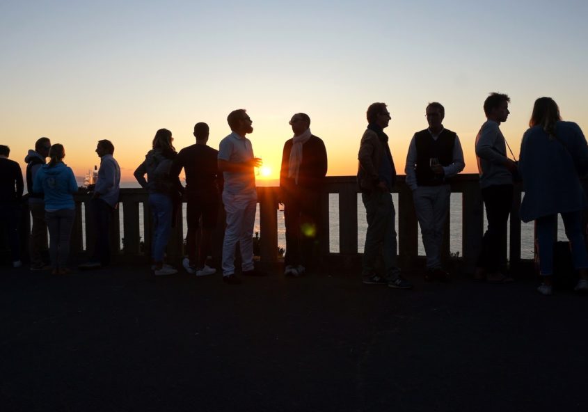 Sundowner beim Extola Bibi in Biarritz